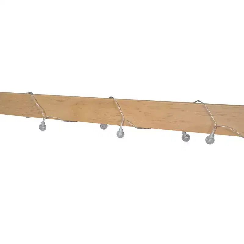 Letto a terra full size per bambini, letto Montessori in legno con recinzione e luce LED, letto a casetta full size con finestra e tetto per bambine e bambini