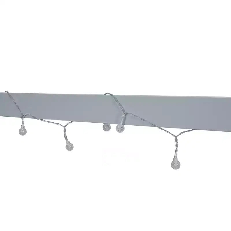 Letto a terra full size per bambini, letto Montessori in legno con recinzione e luce LED, letto a casetta full size con finestra e tetto per bambine e bambini