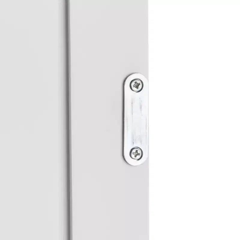 Mobiletto da bagno con anta singola e 4 cassetti, bianco