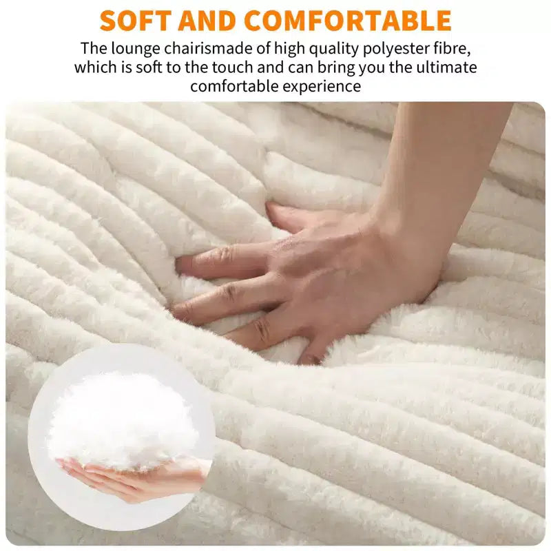 Poltrone a imbragatura, poltrona d'accento moderna di metà secolo, comoda sedia da lettura con imbottitura in schiuma triturata per sale lettura, camere da letto, balconi